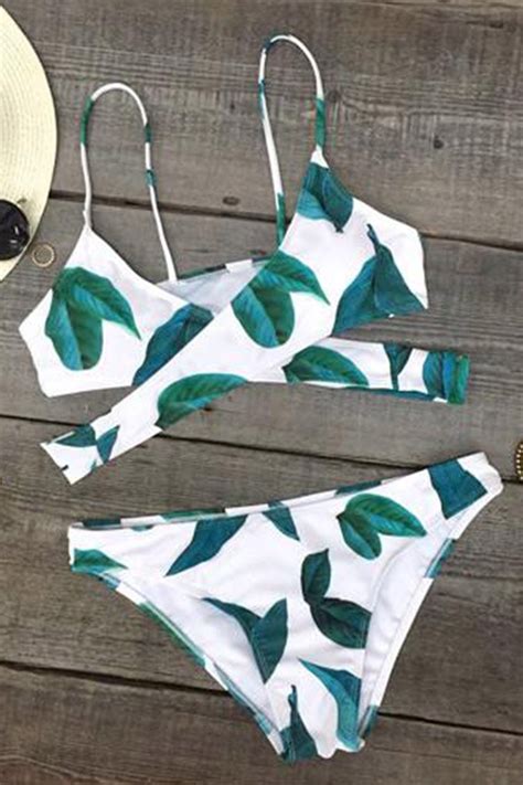 Court And Spark Fresh Leaves Bikini Set Cupshe Au