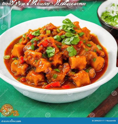 Chinese Food Hot And Spicy Beef Meat In Sweet And Sour Sauce Stock