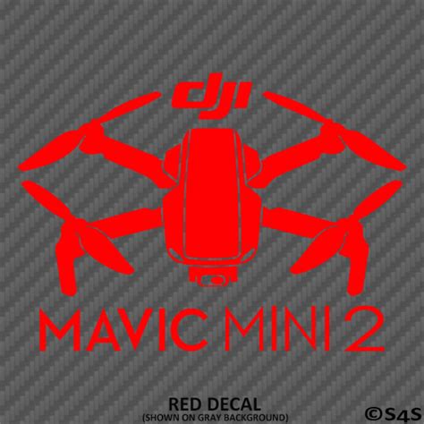 Dji Mavic Mini 2 Silhouette Drone Quadcopter Uas Uav Vinyl Etsyde