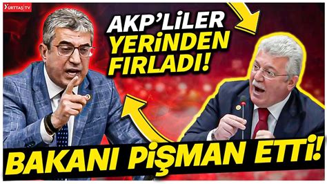 CHP li Günaydın Bakan ı Pişman Etti AKP liler Yerinden Fırladı TBMM