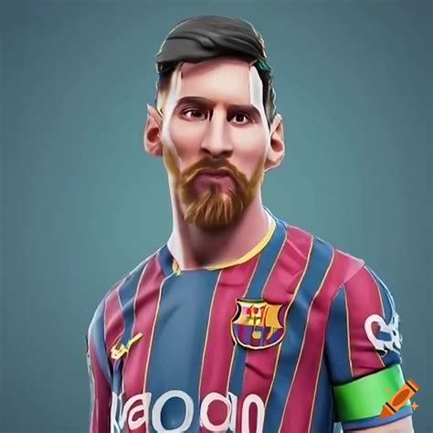 Lionel Messi As Fortnite Character On Craiyon