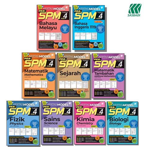 MBO Buku Latihan Sasbadi Kertas Model Pra Spm Kssm Tingkatan 4 2023