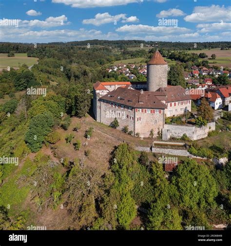 Aerial Of Reichenberg Castle Oppenweiler Swabian Franconian Forest