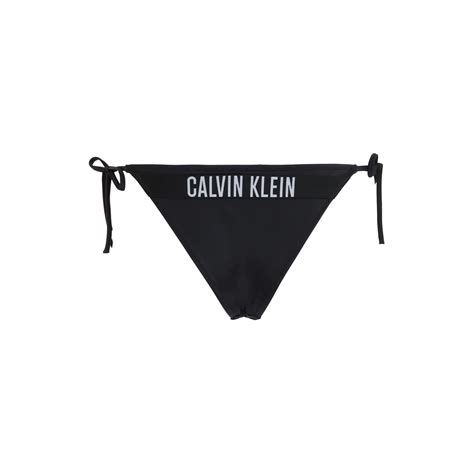 Calvin Klein String Side Tie Cheeky Bikini Briefs Women Pvh Black