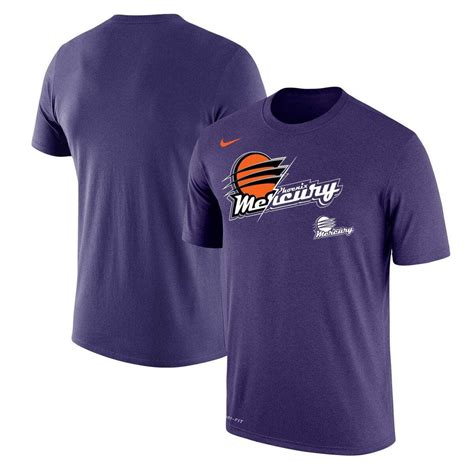 Nike Phoenix Mercury Split Logo Performance T-shirt - Purple | Editorialist