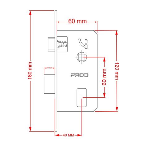 Fechadura Externa Pado Concept Roseta Redonda Preta 40mm 401E