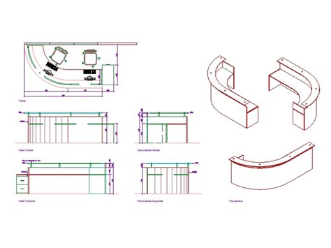 Empfangsmöbel in AutoCAD CAD Download 1 4 MB Bibliocad