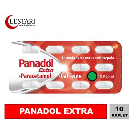 Jual Panadol Extra Merah Strip 10 Kaplet Sakit Kepala Indonesia