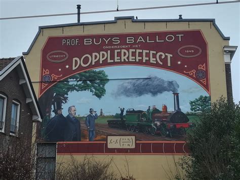 Het Dopplereffect van Buys Ballot by De Strakke Hand - Street Art Cities