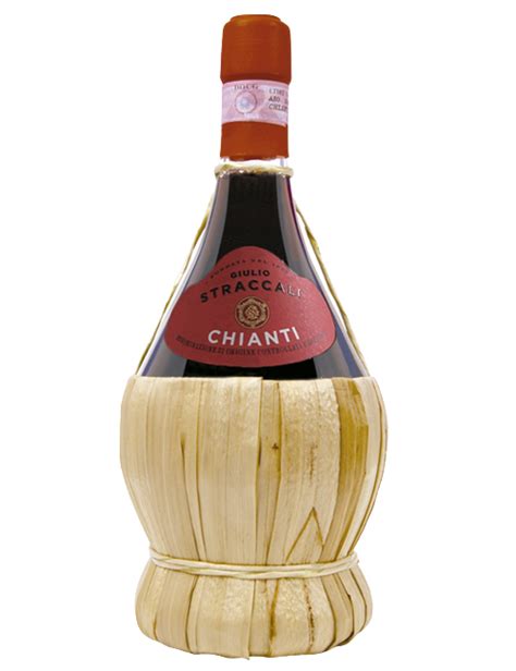 Straccali Vino Chianti Botella Cesta Mimbre