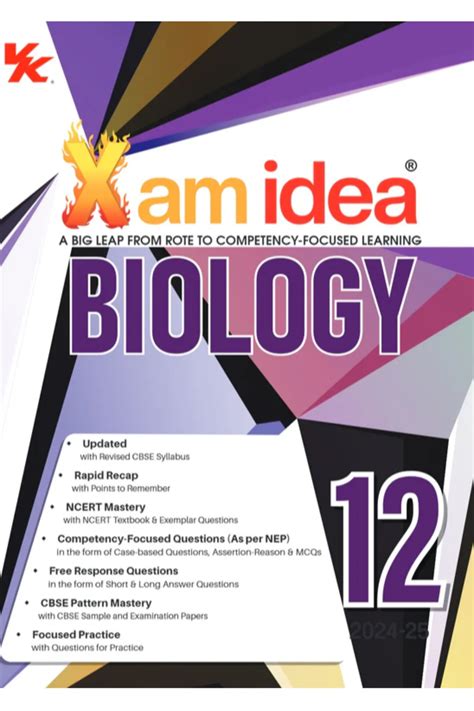 Xam Idea Biology Class 12 Book CBSE 2024 25 Exam Lucky Book Store