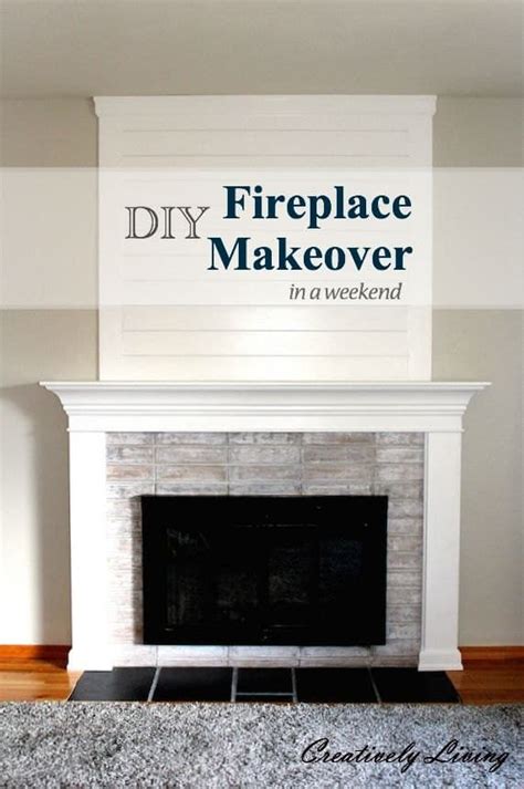 15 Homey Diy Fireplace Mantels