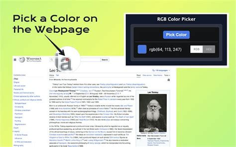 RGB Color Picker for Google Chrome - Extension Download