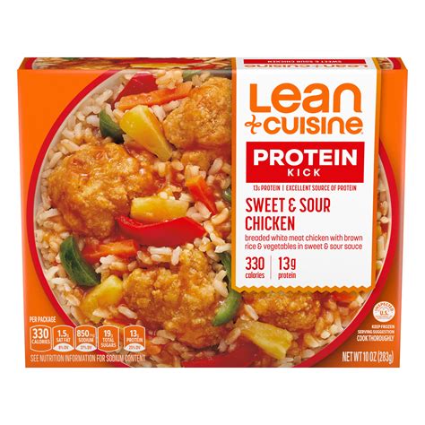 Lean Cuisine 13g Protein Sweet And Sour Chicken Frozen Meal Shop Entrees And Sides At H E B