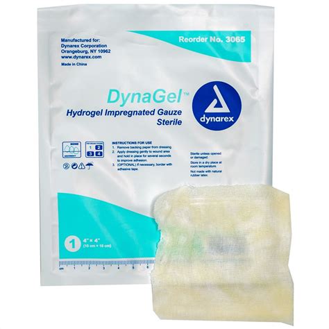 Dynarex Dynagel Hydrogel Impregnated Gauze