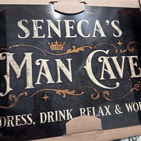 Custom Vintage Man Cave Sign Personalized Wall Decor for Him - Etsy