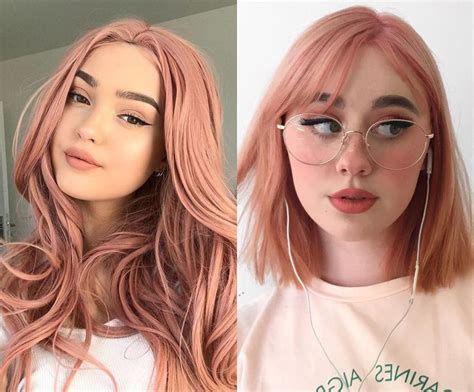 18 Tonos De Cabello Rosa Para Dar Un Giro Femenino A Tu Look Tonos De