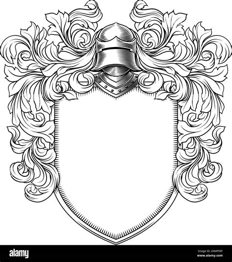 Knight Shield Coat Of Arms Hi Res Stock Photography And Images Alamy