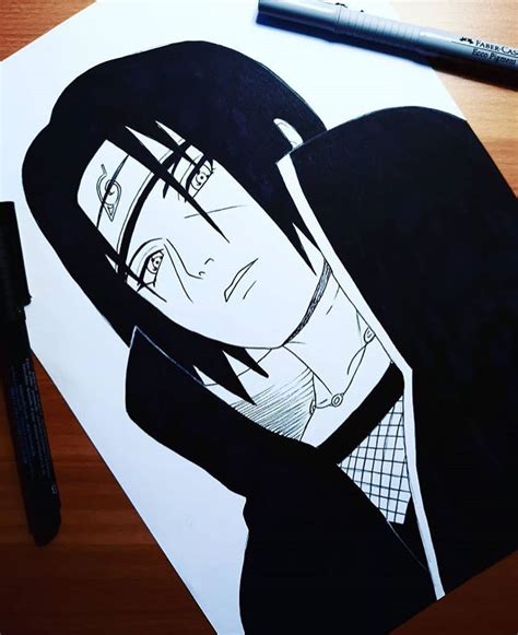 Idée Par Mbdz Sur Dessin Itachi Uchiwa