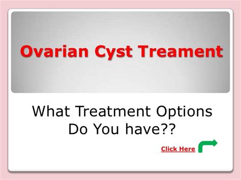 Ovarian Cyst Treatment