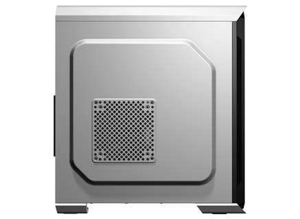 Gabinete Gamer Aerocool Aero 500 Mid Tower 1 Fan White S Fonte