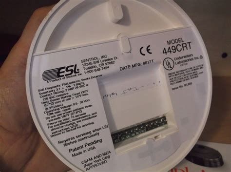 Esl 449crt 400 Series Photoelectric Smoke Detector Life Safety Consultants