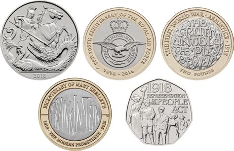 First look: New Royal Mint coin designs for 2018! - Change Checker