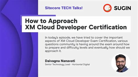 Sitecore TECH Talks How To Approach XM Cloud Developer Certification