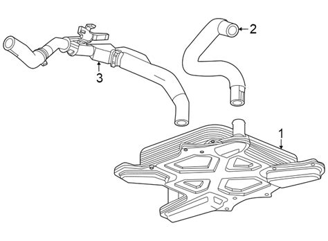 Chevrolet Corvette Engine Oil Cooler Line 5 5 LITER Corvette