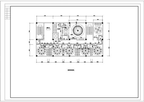 装修图 5层3687平方米饭店装修平面布置方案【各层平面布置图】cad娱乐餐饮建筑土木在线