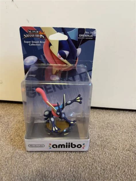 GRENINJA AMIIBO SUPER Smash Bros Collection No 36 Nintendo Figurine