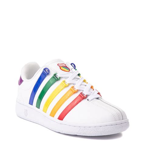 Womens K Swiss Classic Vn Heritage Athletic Shoe White Rainbow