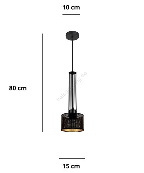 Hängeleuchte an Schnur ELIS 1xE27 60W 230V d 15 cm Beleuchtung de