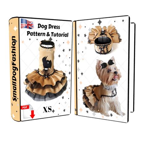 Dog Dress Pattern Dog Clothes PDF Girl Dog Clothes Dress for Small Dog ...