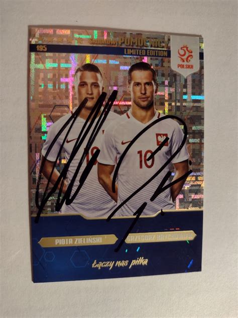 Karty Panini Autografy Polska Krychowiak Duo PZPN 12637669341