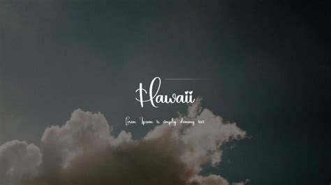 Hawaii Font : Download Free for Desktop & Webfont