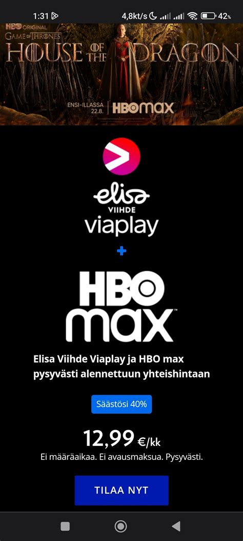 Elisa Viihde Viaplay Ja Hbo Nordic Hbo Max Tarjous Omayhteis