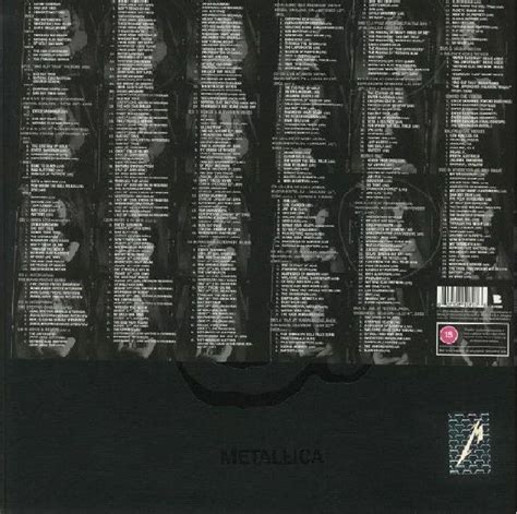 Metallica Black Album Back