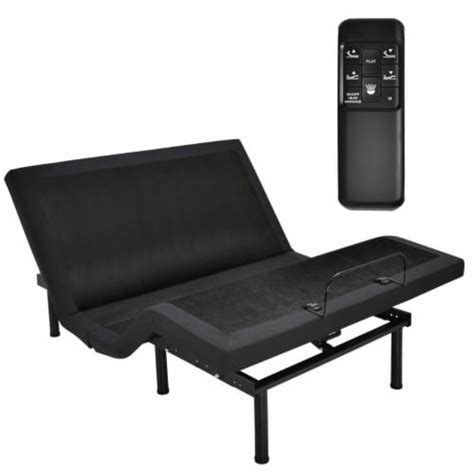 Adjustable Bed Base Electric Bed Frame with Massage Remote Control ...