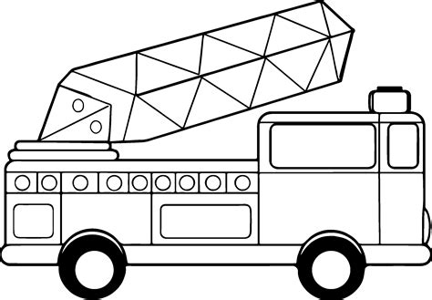 Crystal Fire Truck Coloring Page Wecoloringpage Hot Sex Picture