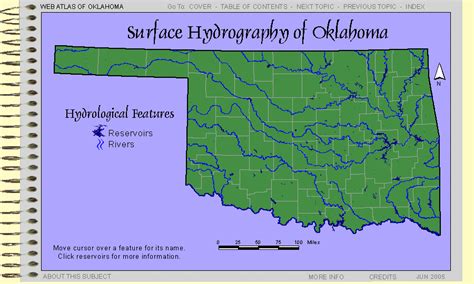 Rivers and Reservoirs in Oklahoma