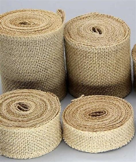 Premium quality hessian ribbon manufacturer and exporter in Kolkata