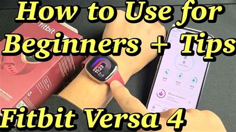 Fitbit Versa 4 How To Use For Beginners Tips Youtube