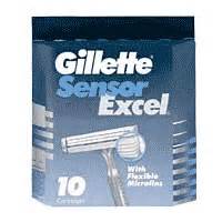 Gillette Sensor Excel - 10 Cartridges