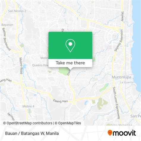 How to get to Bauan / Batangas W in Muntinlupa by bus?