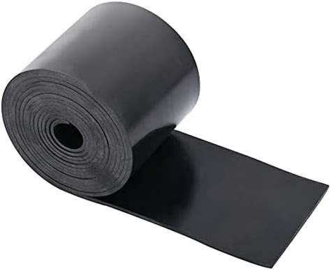 Neoprene Rubber Sheet - 1/8 Inch Thick x 4 Inch Wide x 10 Feet Long Neoprene Rubber Strips Rolls ...