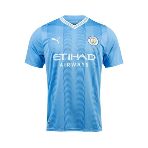 Puma Manchester City Home Replica Jersey Team Light Blue