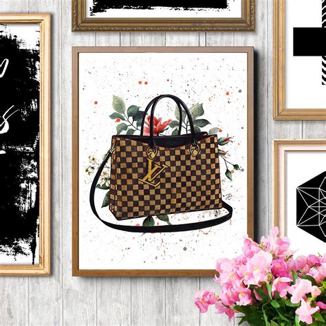 Gucci Chanel Louis Vuitton Wall Art | semashow.com