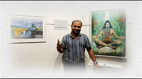 colours  expressions  prashant luhar   art gallery amdavad ni