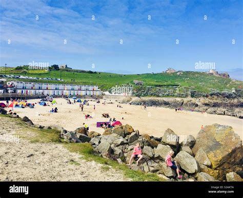 St. Yves, Cornwall beach Stock Photo - Alamy